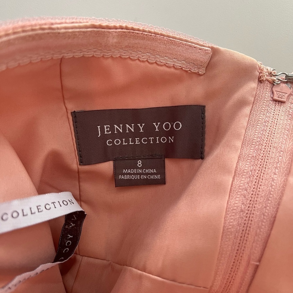 JENNY YOO Annabelle Convertible Tull Maxi Dress in Begonia Pink‎ 1452 - Picture 7 of 13